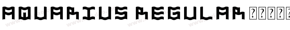 Aquarius Regular字体转换